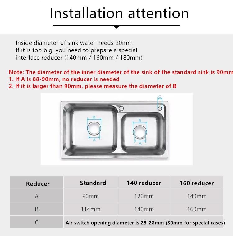220 В Мусорный процессор Измельчитель Мусора Бытовая Кухня Мусор Автоматический — фото 6