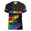 Mode Pride T-Shirt Liebe ist Liebe Regenbogen V-Ausschnitt T-Shirt Straßenfest Kurzarm Oversized T-Shirts