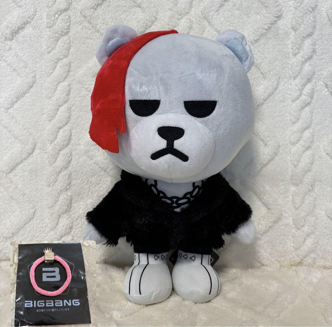

[USED] BIGBANG KRUNK G-DRAGON GD stuffed animal with tag and bonus