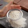 Soybean Milk Snack French Fries Flour Filter Screen Wood Handle Mesh Strainer  Kitchen Tools