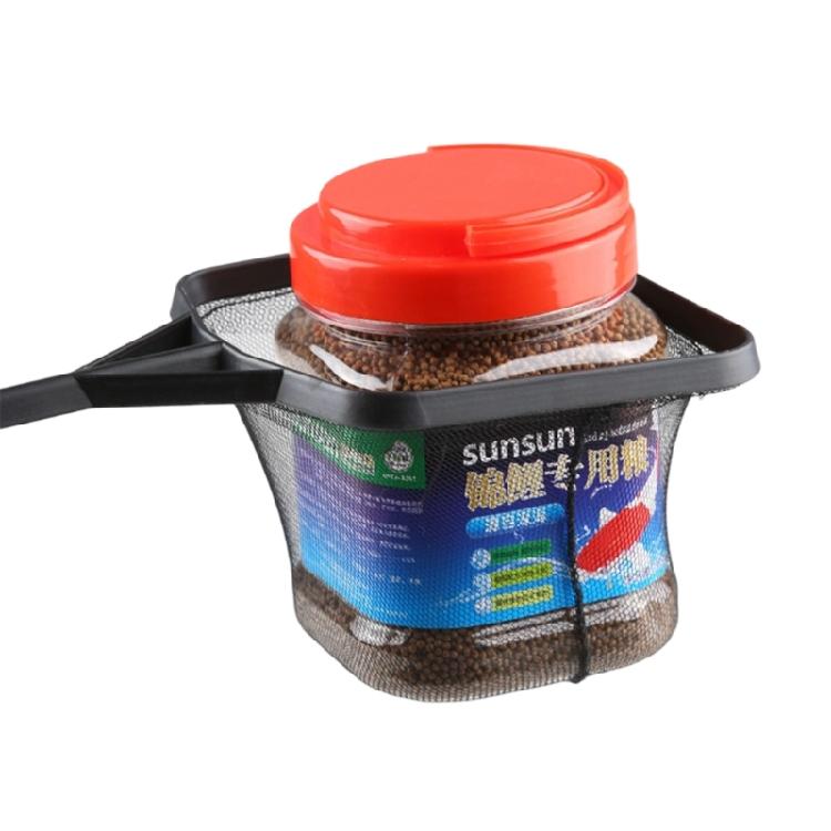 2Pcs Portable Fishing Landing Net Square Aquarium Fishing Net with Long Handle Shrimp Fish Tanks Clean Accessories