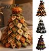 Seasonal Home Decor Projects DIY Quilted Fabric Christmas Tree Craft Kit, Vintage Patchwork Handmade Ornament Set Xmas Sewing Set, Tabletop
