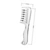 Portable Transparent Hair Root Comb Liquid Guide Applicator Scalp Massage Comb Hair Oil Serum Brush Anti-Leak Hair Care Tool