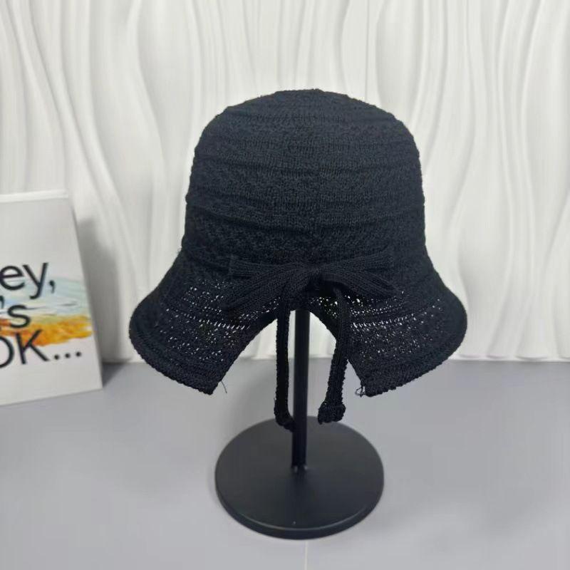 

Bucket Hat Women s 2025 New Arrival Summer Korean Style Sun Hat Face-Looking Small Fashion All-Match Breathable Bucket Hat Sun Hat Black One size