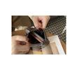 Change Bag Women's Short Small and Thin Zipper Change Bag New First-layer Cowhide Coin Key Storage