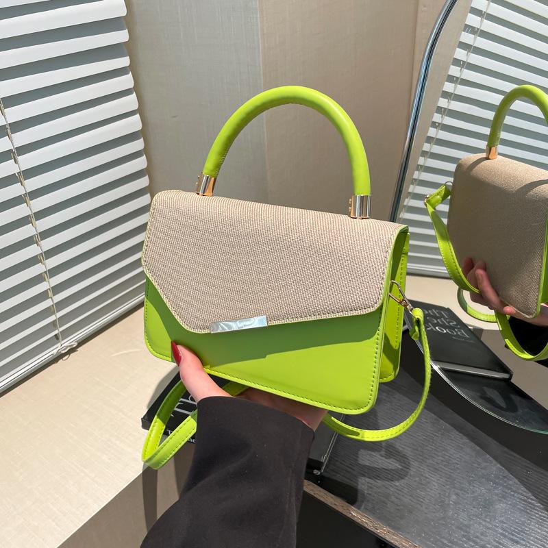 New women's bag 2025 trendy locomotive style leather strip decorative underarm bag fashionable commuter women's shoulder bag