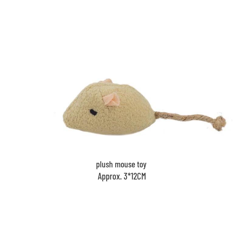 Sanhe Pet Linen Fish Cat Toy