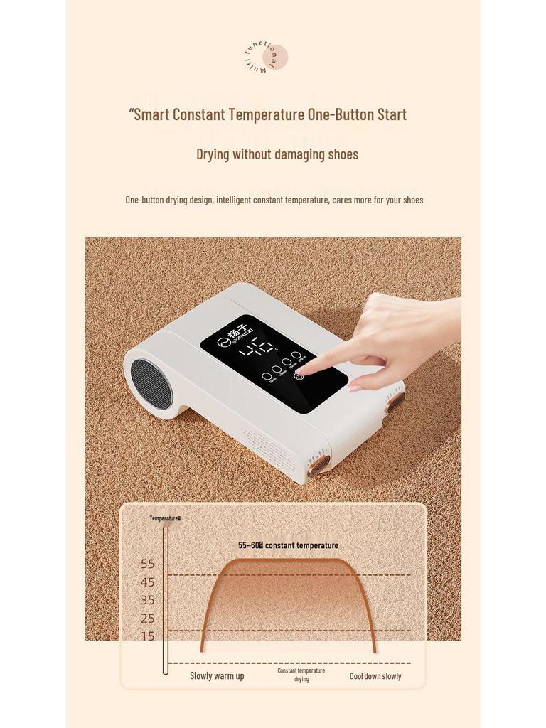 Multi-Function Smart Shoe Dryer with Timer and Deodorizing Sterilizer