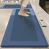 Kitchen Floor Mat Non-slip Stain-resistant Wear-resistant Carpet Black and White Geometric Pattern Long Rug Home Decoration Rugs