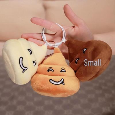 Creative Cute Poop Plush Keychain - Small Pendant Toy Doll and Photo Prop for Men
