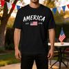 Men's Casual Independence Day Graphic T-Shirt Short Sleeve Crew Neck Lightweight Breathable Fabric Comfortable Fit
