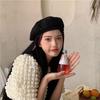 Women's Korean Style Sweet Hollow Breathable Lace Beret Summer Thin Breathable Versatile Fashionable Artist Beret Hat