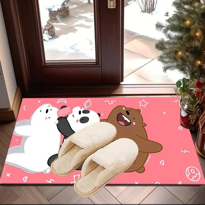 Nightly Friends bears Adventure Carpet, Chair Rug,Rug for Office Bedroom living rooms, Doormat decor Fan Gift Christmas Gift
