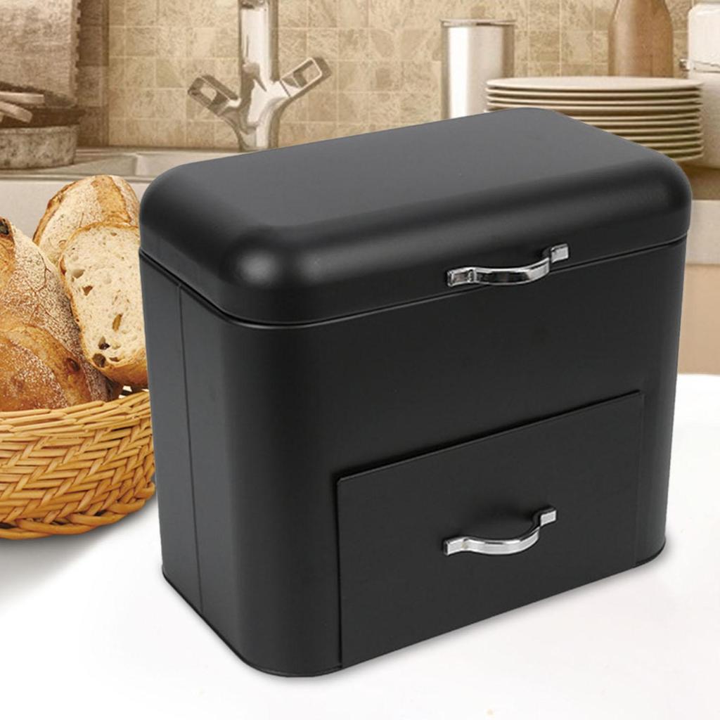 Bread Box Bin Holder Multiuse Extra Large Organizer Food Storage Container for Kitchen