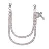 Fashion Punk Metal Pants Chain Hip Hop Waist Chain Cross Pendant Jeans Chain For Men Women Accessories Gifts