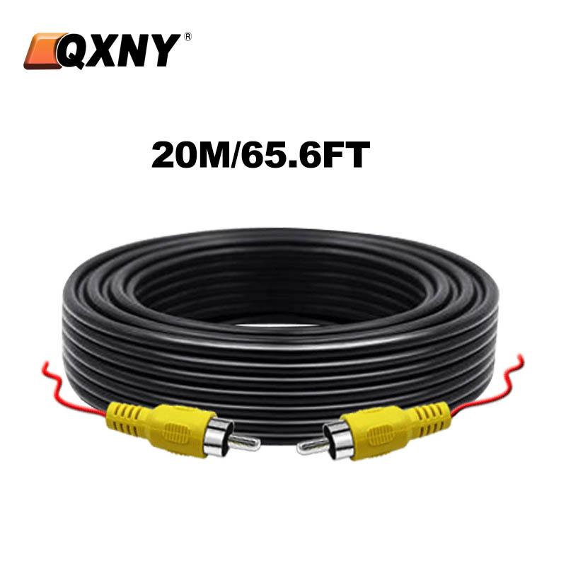 Car Rear View Camera RCA Wire 6m 10m 15m 20m Video Cable For Vehicle Reverse Multimedia Monitor Extension AV Cord Accessary