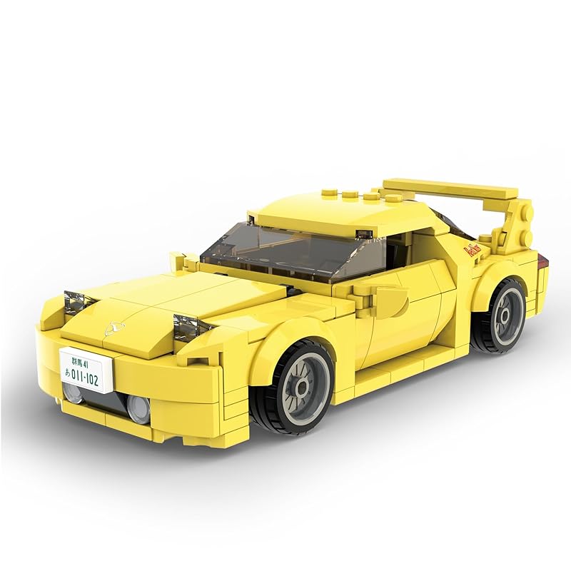 CaDA Initial D Масштаб 1/24 Mazda RX-7 FD3S Кейсуке Такахаши / Официально лицензированные строительные блоки Initial D 278 деталей (Кейсуке Такахаши)