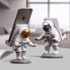 Astronaut Phone Holder, Pen Holder, and Tissue Box for Living Room Resin Ornaments.