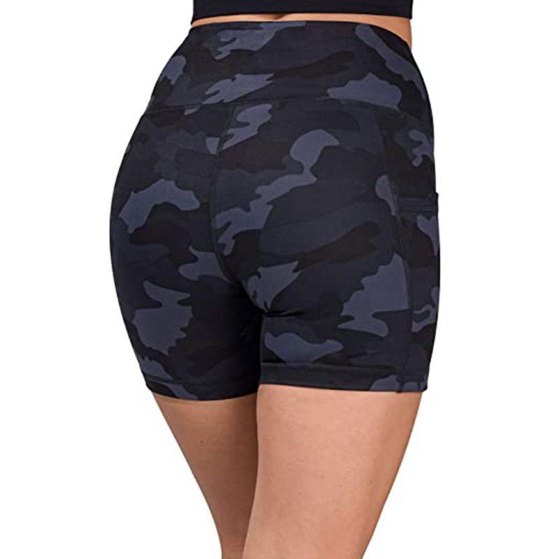 Buy Women Workout Yoga Shorts High 