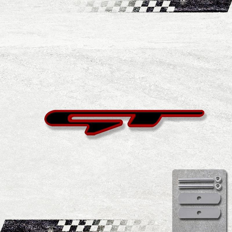 Car Sticker GT Head Front Grille Badge Metal Decal Emblem For Hyundai Sorento Sportage Rio Ceed Peugeot 208 Volvo Accessories