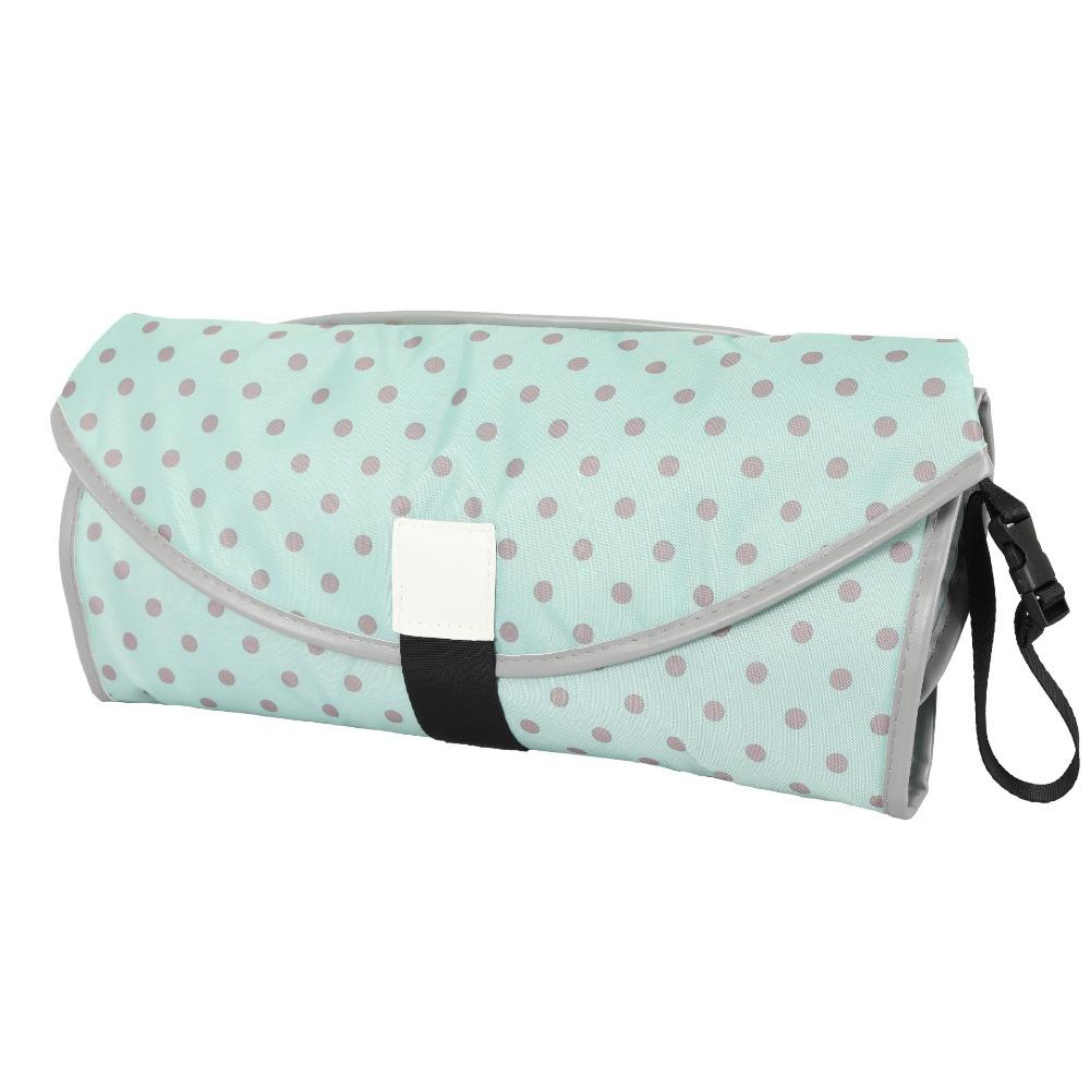 Portable Polyester Baby Changing Mat, Universal Waterproof Diaper Changing Pad for Infant Care
