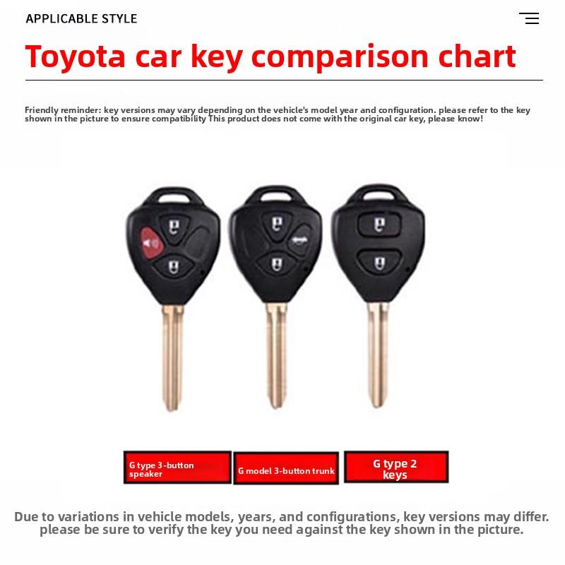 Suitable for the old Toyota straight key case Corolla Rav4 Camry Crown Ruizhi Prado car buckle shell men