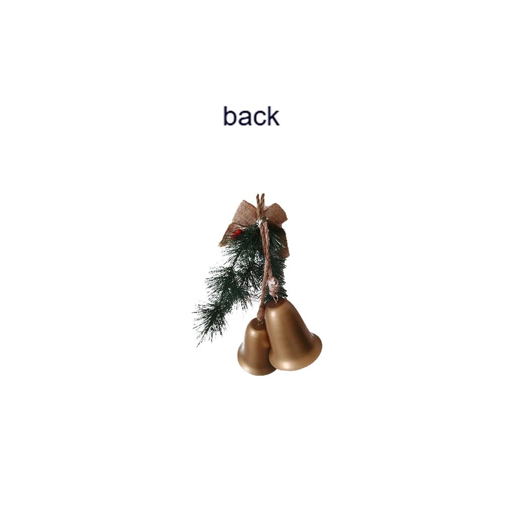3D StereoscopicChristmas Bell Decoration Pendant Christmas Interior Wall Decoration Needles Linen Bell Decoration
