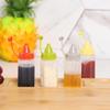 Compact Thickened Plastic Sauce & Oil Dispenser Set