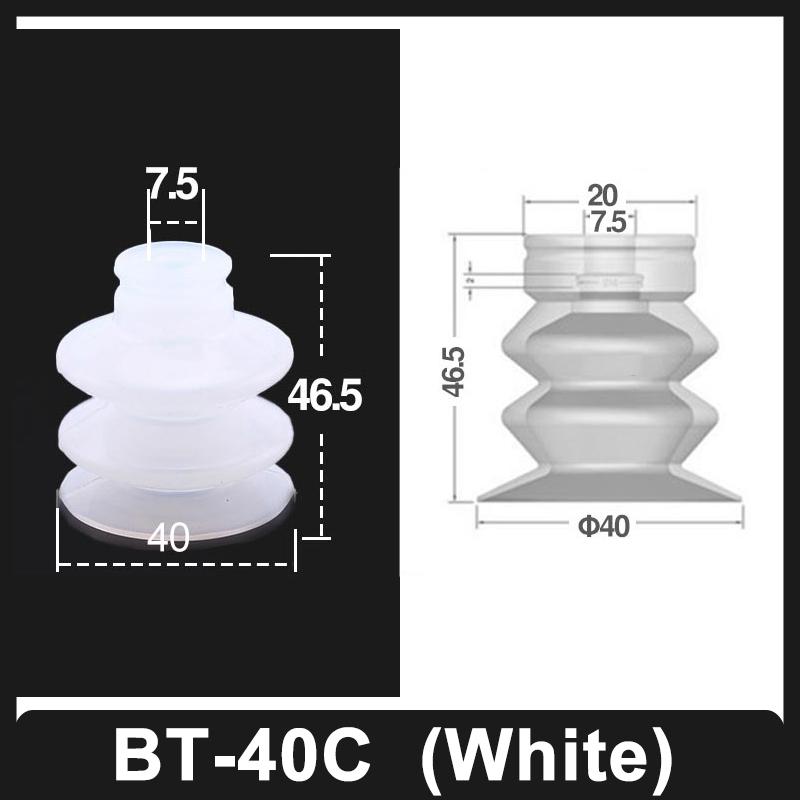 BT Ventuză Mare cu Vacuum din Silicon Strat Unic Robot Accesorii Pneumatice Industriale Duză cu Aspirație Puternică