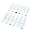 Wide Tip Markers Refillable Ink Even Inking Alcoholic Paint Marker for Paper Plastic Wood Glass 12pcs Gray Series