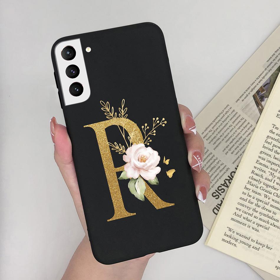 For Samsung S21 FE S21 Ultra Plus Case Slim Soft Cute Letters Cover For Samsung Galaxy S21 Plus 5G S21+ S 21 Ultra Phone Cases