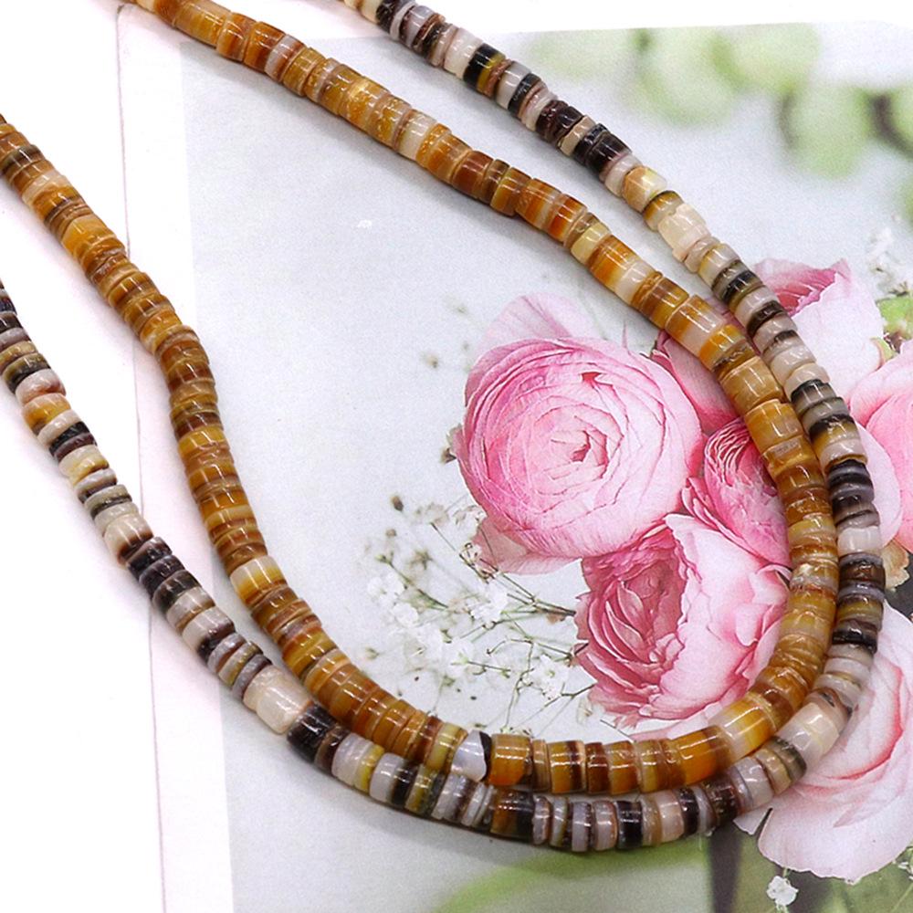 Natural Round Shell Spacer Beads for DIY Jewelry: Necklace & Bracelet Accessories
