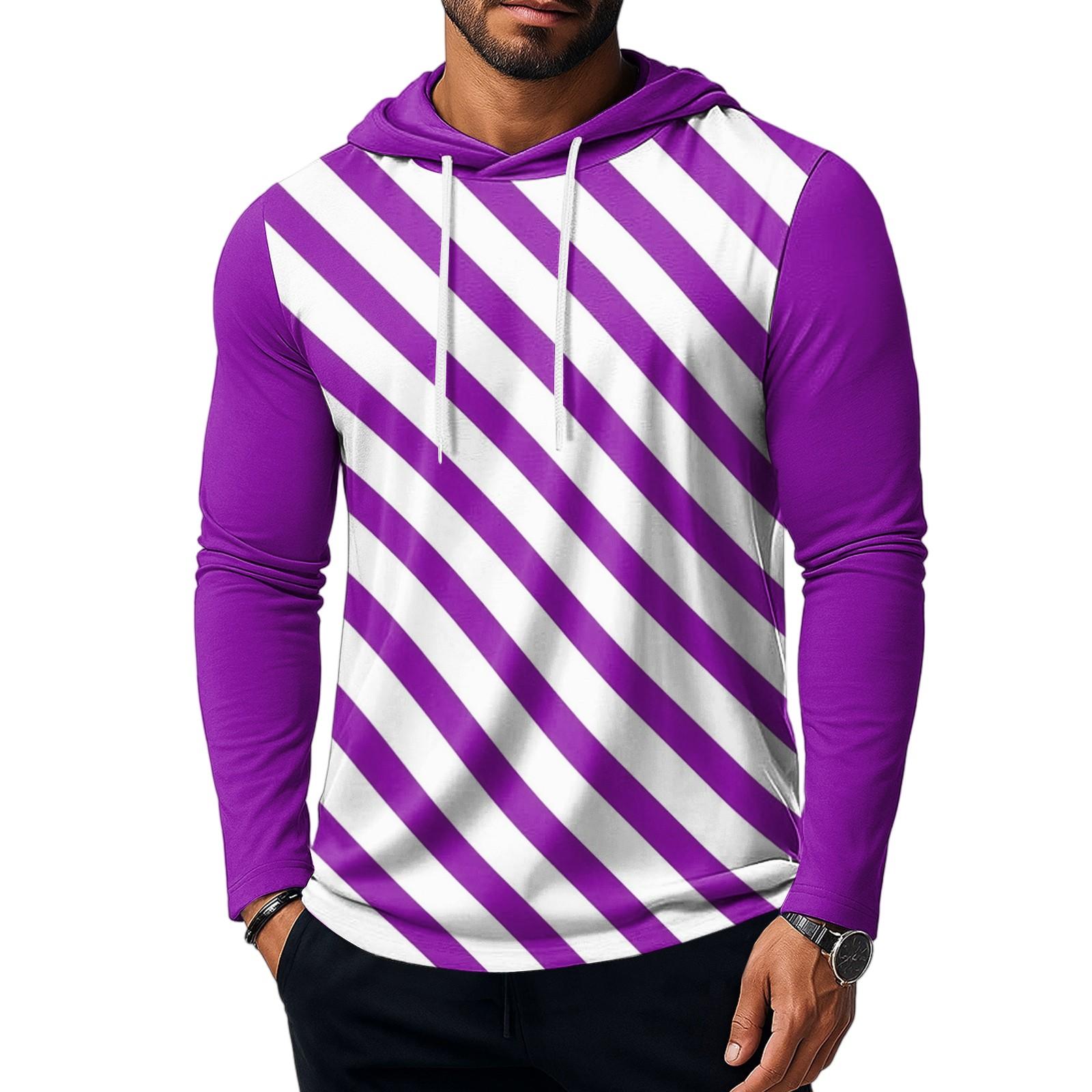 

Мужская толстовка с коротким рукавом, хлопковая толстовка с капюшоном, легкая толстовка, худи, пуловер XXL фиолетовый