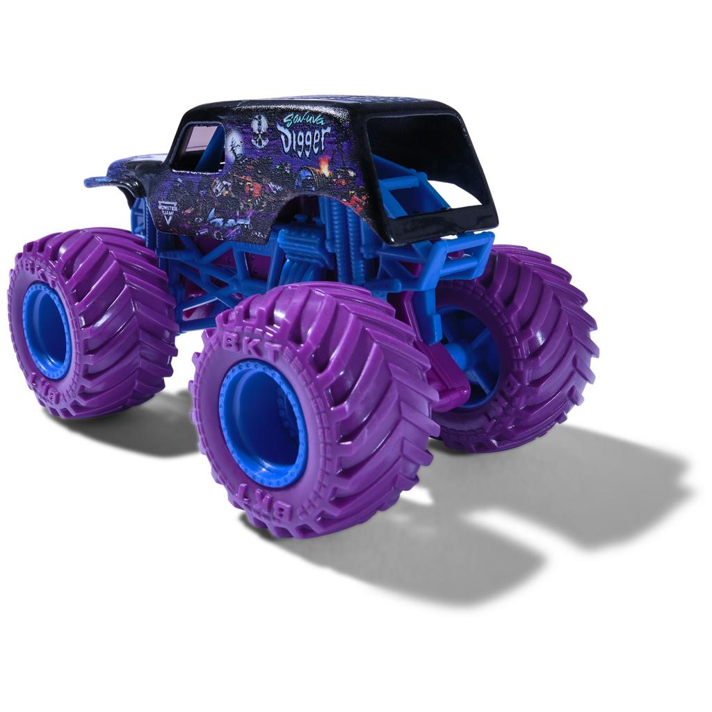 Monster Jam, Official Series 29 Diecast Monster Truck, 1:64 Scale, Kids Toy for Boys Ages 3+ (Mohawk Warrior Vson-uva Digger).