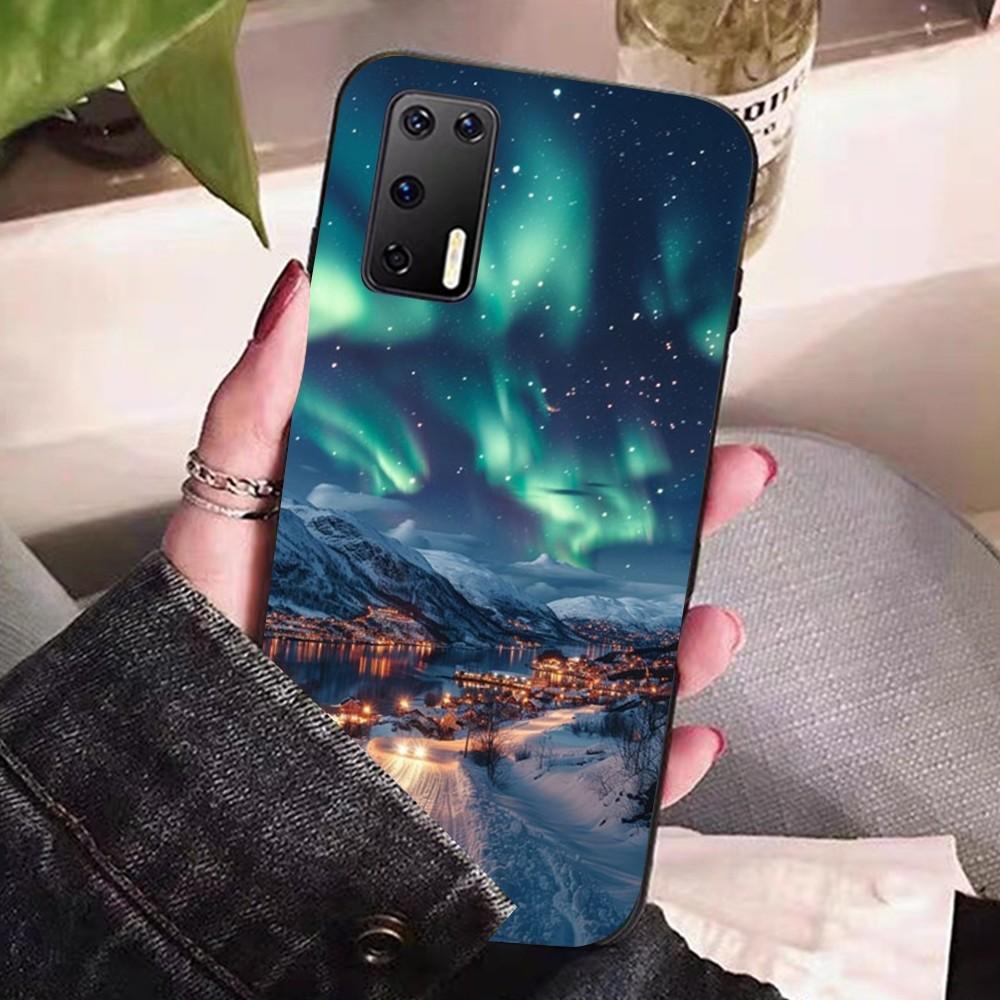 Beautiful Northern Lights Phone Case For Huawei P 8 9 10 20 30 40 50 Pro Lite Psmart Honor 10 Lite 70 Mate 20lite