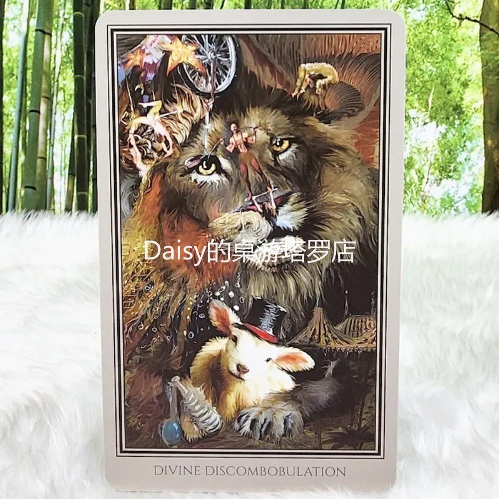 10,4 cm X 7,3 cm Luminous Humanness Oracle Deck Joc de cărți Oracle cu 44 de cărți