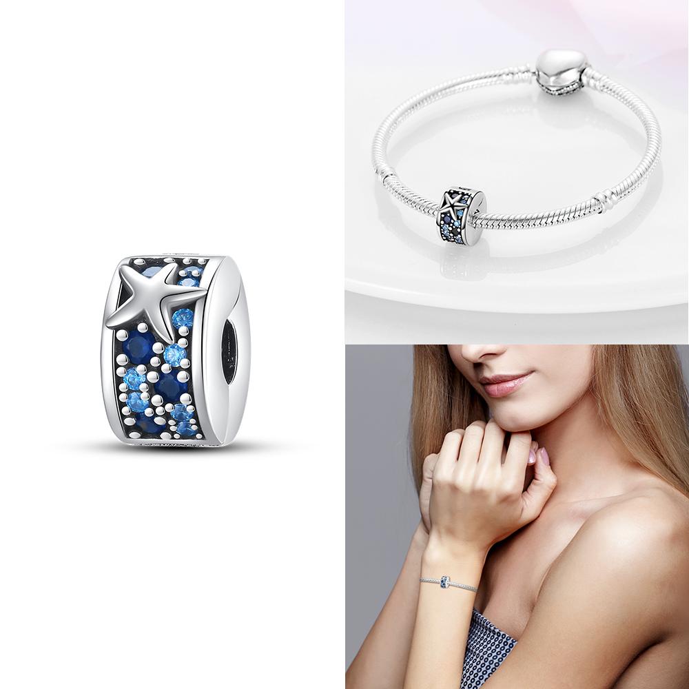 Exquisite Animal Firefly Blue Bow Dolphin Beads Fit Bracelet Charms Copper Original Jewelry Making Women Anniversary Gifts