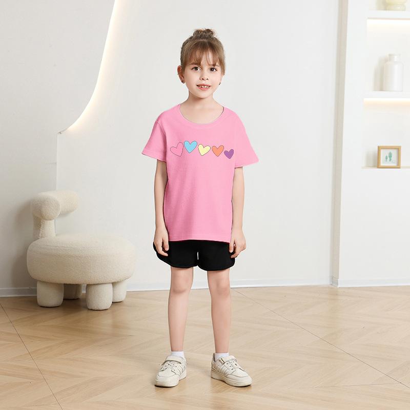Children T-shirt Kids Clothes Tshirt Tops Tee Boys Girls Baby Tee 2-13Y Kid T Shirt