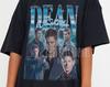 DEAN WINCHESTER Shirt, Dean Winchester Supernatural Shirt, Jensen Ackles Actor Retro Shirt, Supernatural Dean Winchester Tshirt, Dean