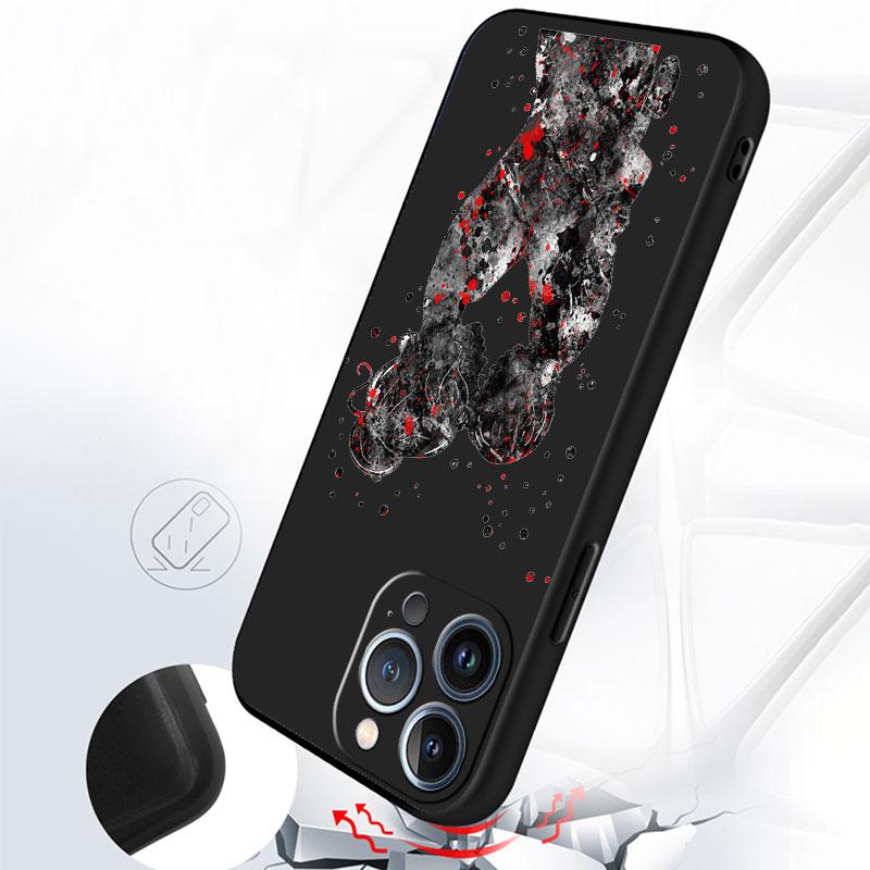 Case for Apple iPhone 11 XR XS X 13 Pro Max 14 Plus 12 Mini SE 7 8 6S 11pro 6 Black Brown Hair Girl TPU Soft Shockproof Cover