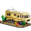 Technical Breaking Bad RV Adventure Camper Bus Car Model Building Blocks Fit Car Vehicle Assemble Bricks Toys For Boys Avid Fans