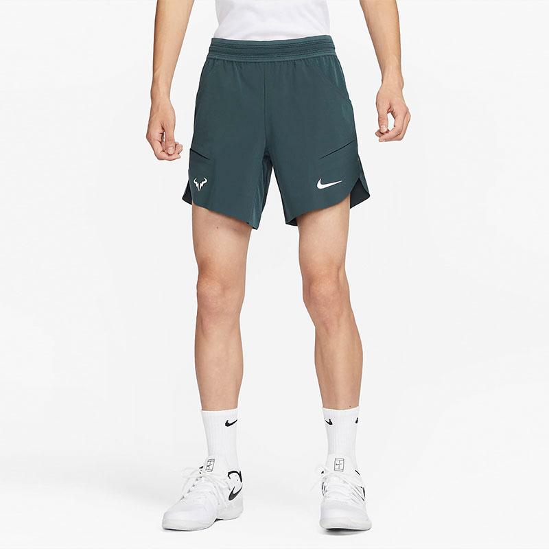 Nike Rafa Dri-FIT ADV Solid Straight-Leg Sports Shorts Men Bottoms Deep-Jungle-Green DV2882-328