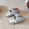 Girls' leather shoes, princess style, spring/autumn collection, with a bow and soft sole, Korean-style versatile flats, suitable for performances