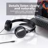3.5mm/Type-C Wired Headphones Noise Cancelling Business Over Ear Headset Flexible Adjustable Stereo Earphones for PC MP3 Mobile 4