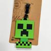 Creeper Steve Cartoon Minecraft Bagagelabel: Schattige Reistas Bedeltje