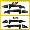 2X Handle Door Exterior Right Rear Left For Hyundai 2015-2017 Accent Sport