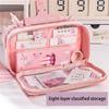 Aesthetic Pencil Case Practical Pen Case Simple Pencil Pouch Large Capacity Pen Bag Pen Pouch School Office Supplies