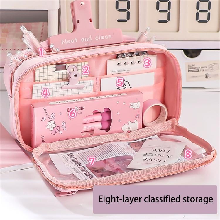 Aesthetic Pencil Case Practical Pen Case Simple Pencil Pouch Large Capacity Pen Bag Pen Pouch School Office Supplies