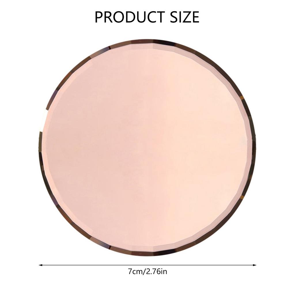 Tavolozza per Nail Art con Superficie a Specchio e Scomparti Multipli per Mescolare Design Leggero in Plastica Per Salone Professionale Uso Domestico