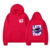 Autumn LETS TRIP Letter Printed Men's Hoodie Y2K Clothes Vintage Fashion Unisex Long Sleeve Pullovers